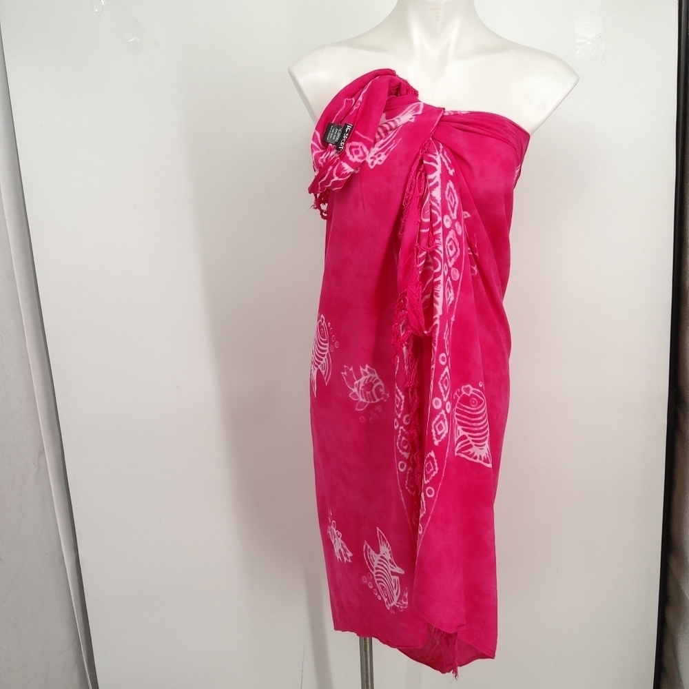 IG SPORT TROPICAL FISH PINK SARONG